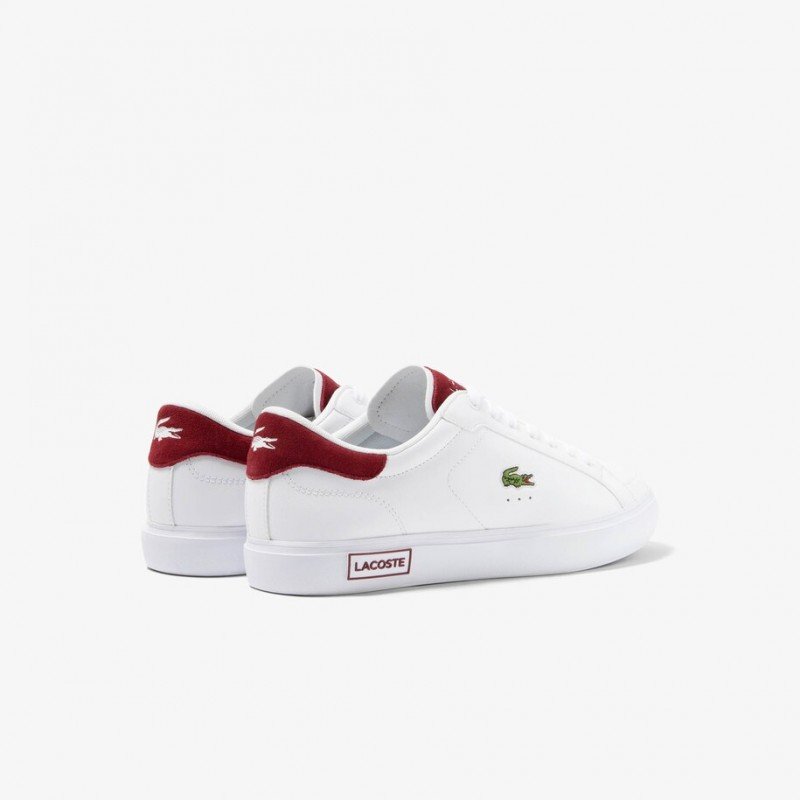 Giày Lacoste PowerCourt 223 Nam - Trắng Đỏ