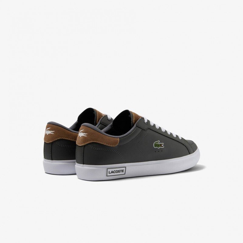 Giày Lacoste PowerCourt 223 Nam - Xám Đậm