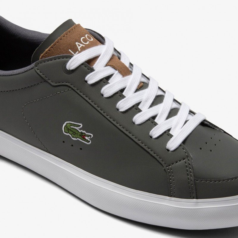 Giày Lacoste PowerCourt 223 Nam - Xám Đậm