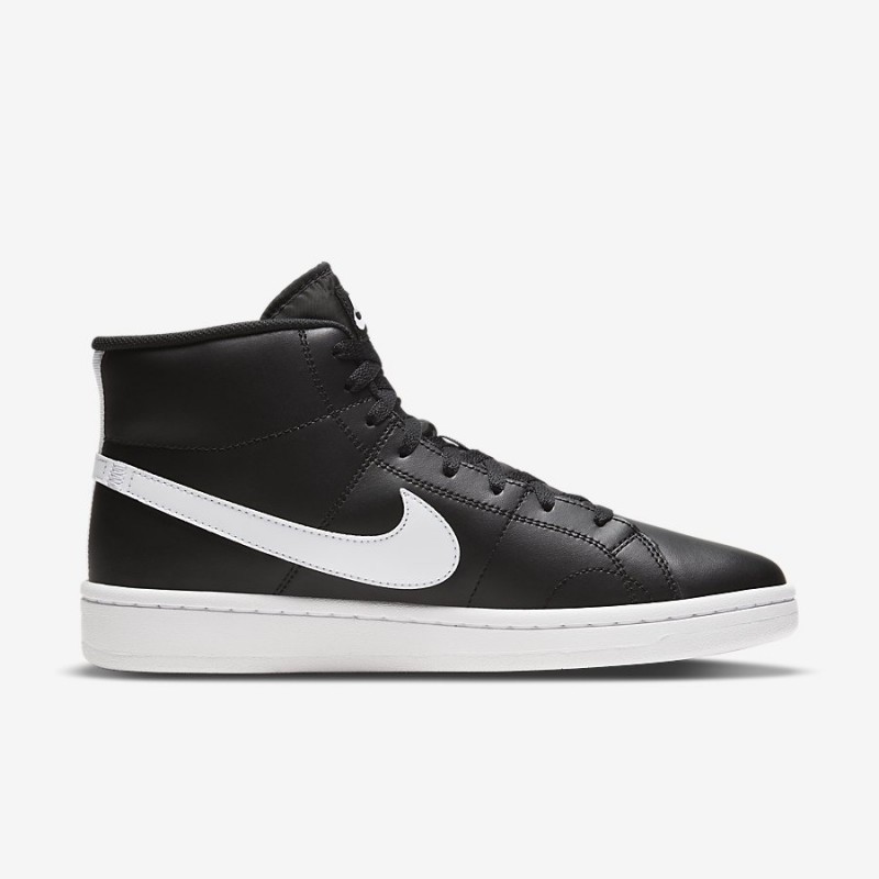 Giày Nike Court Royale 2 Mid Nam - Đen Trắng