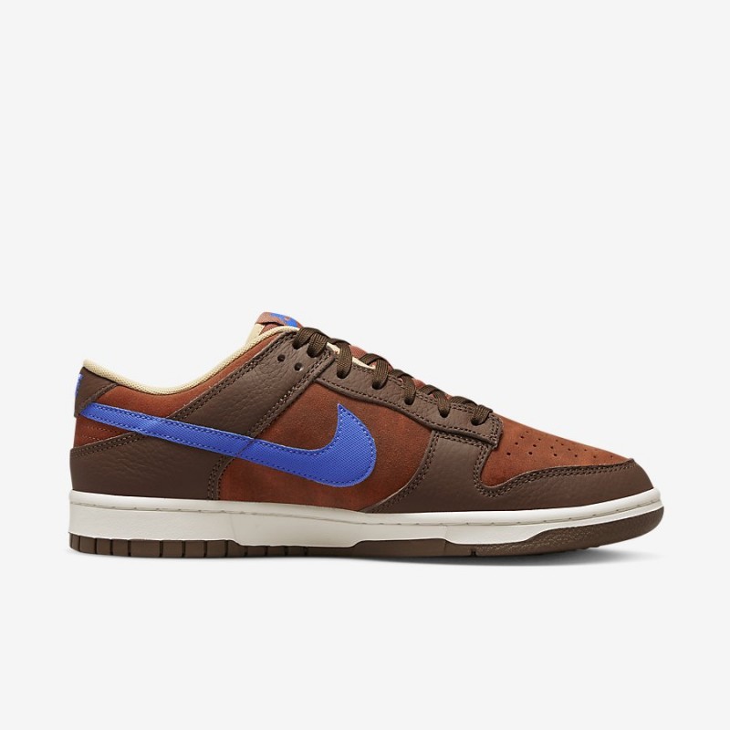 Giày Nike Dunk Low Retro Premium Nam - Nâu Xanh