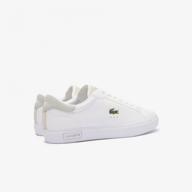 Giày Lacoste PowerCourt 124 Nam - Trắng Xám