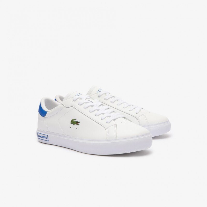 Giày Lacoste PowerCourt 124 Nam - Trắng Xanh Dương