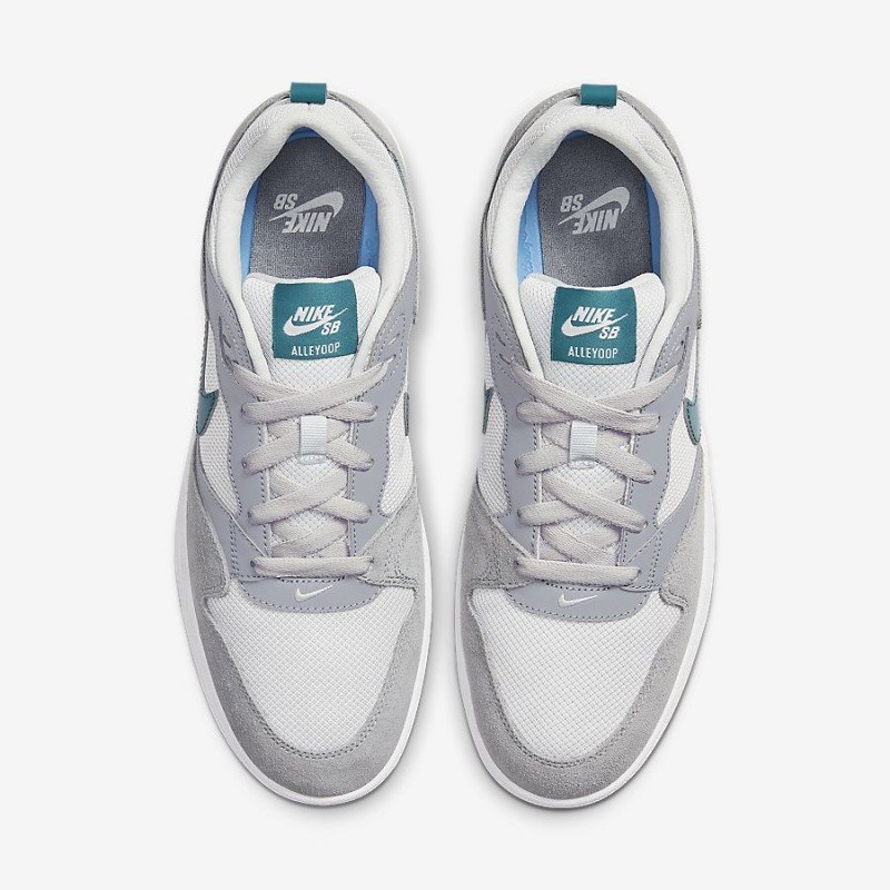 Giày Nike SB Alleyoop Nam - Xám Xanh