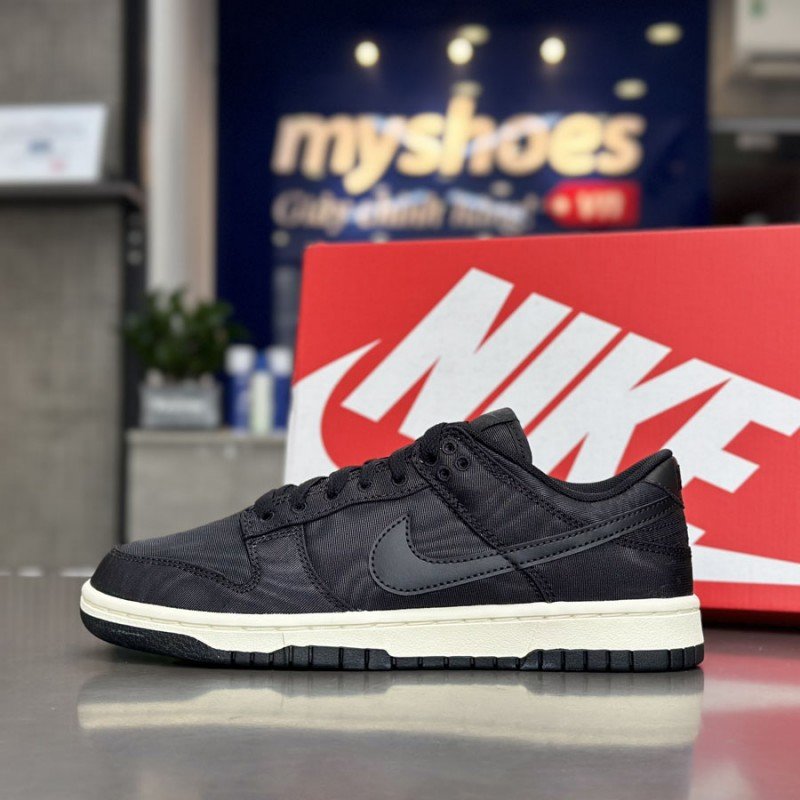 Giày Nike Dunk Low Retro Nam - Đen Trắng