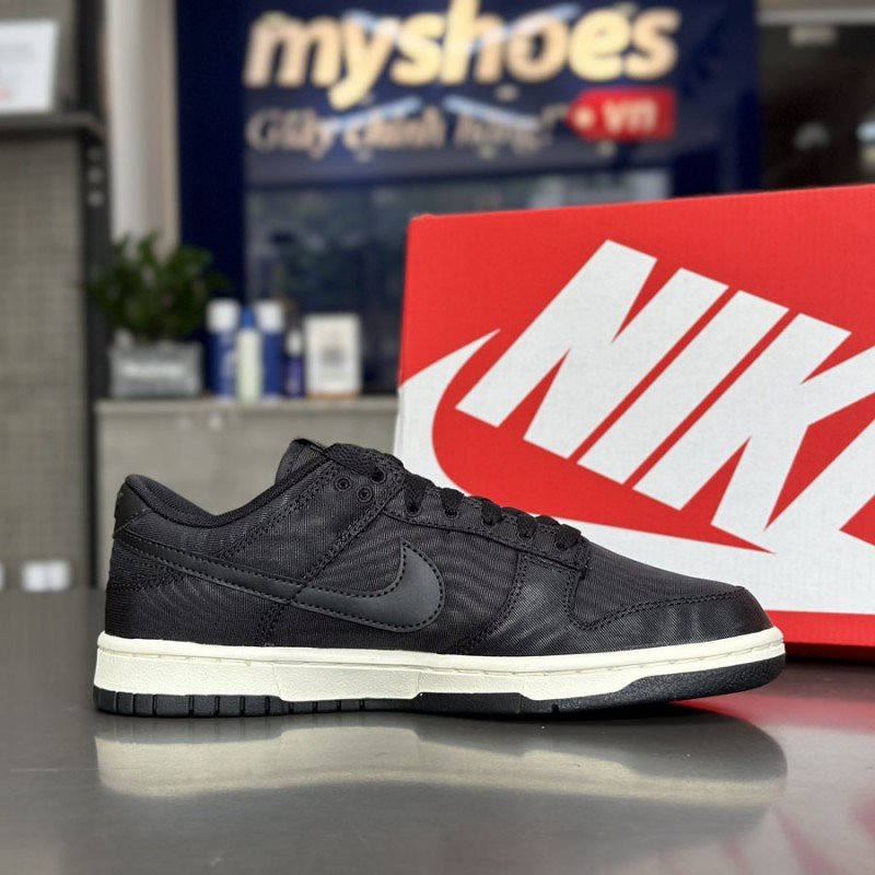 Giày Nike Dunk Low Retro Nam - Đen Trắng