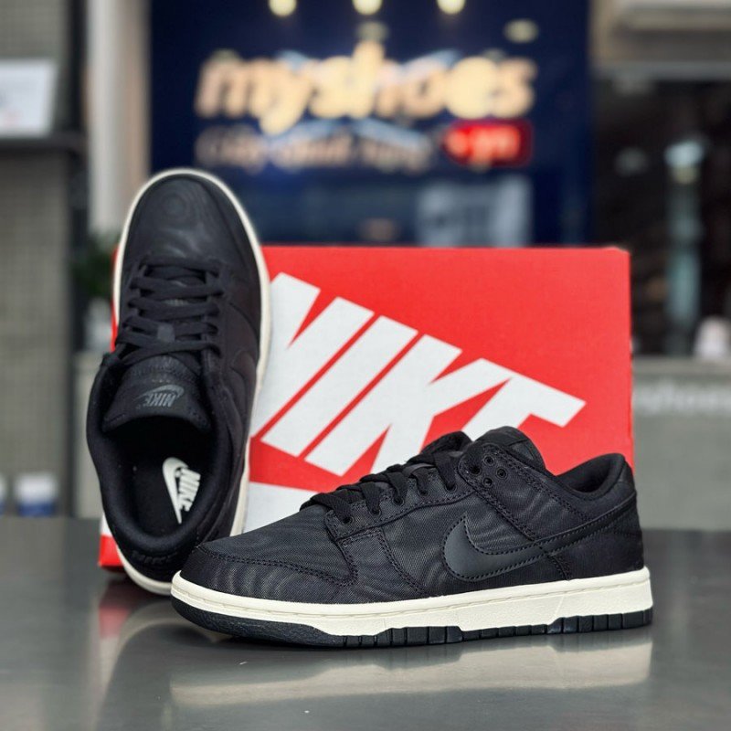 Giày Nike Dunk Low Retro Nam - Đen Trắng