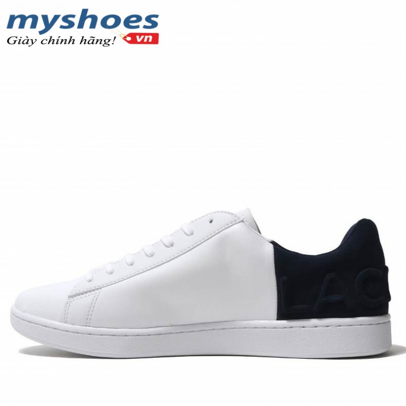 Giày Lacoste Carnaby Evo - Trắng Xanh Navy