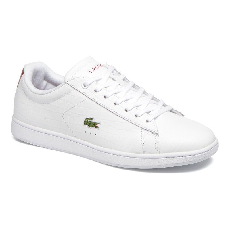 Giày Lacoste Carnaby Evo - Trắng đỏ